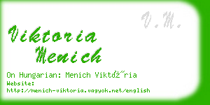 viktoria menich business card